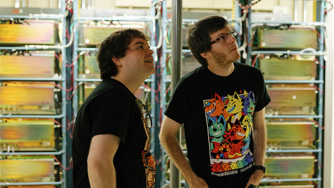 two Central Office tour participants