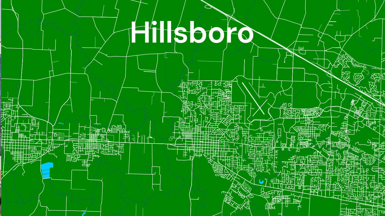 Hillsboro_map