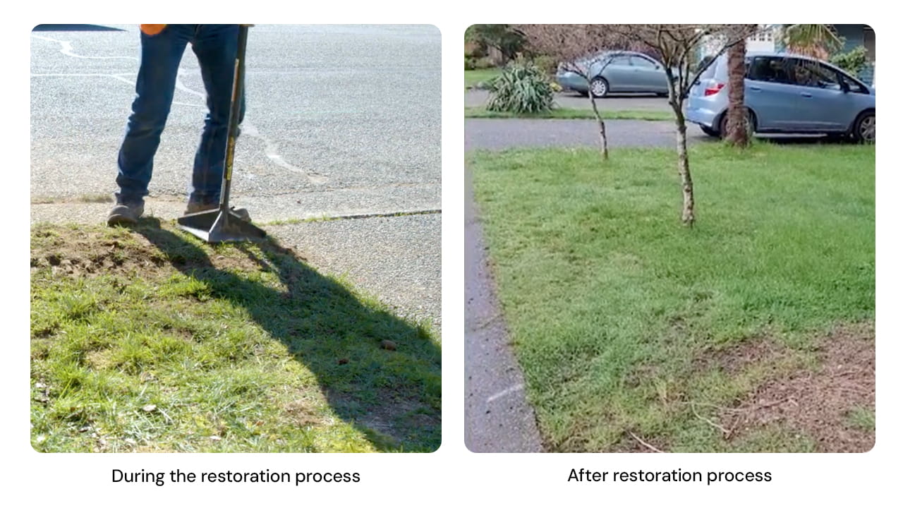 Ziply Fiber has a faster, gentler underground solution for fiber construction to the home that we refer to as Soft Surface Placement.