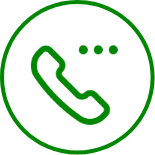 circle graphic with phone 