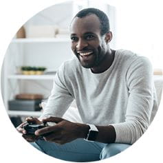 Battle in online games from any couch in the house 