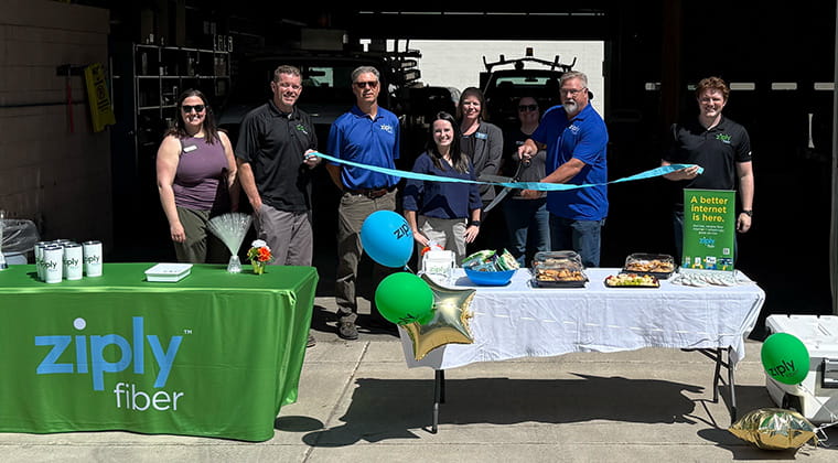 McCall ID ribbon cutting