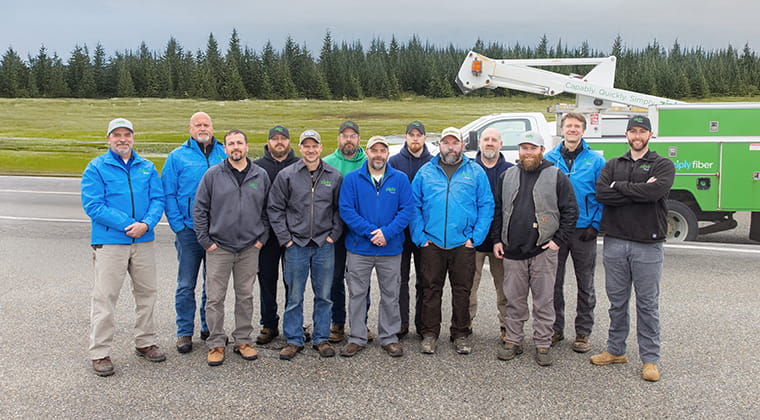Ziply Fiber employees are ready to install high-speed internet in Sandpoint