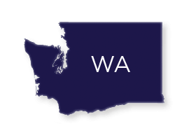 a navy blue image of Washington state