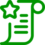 icon of hand and clock